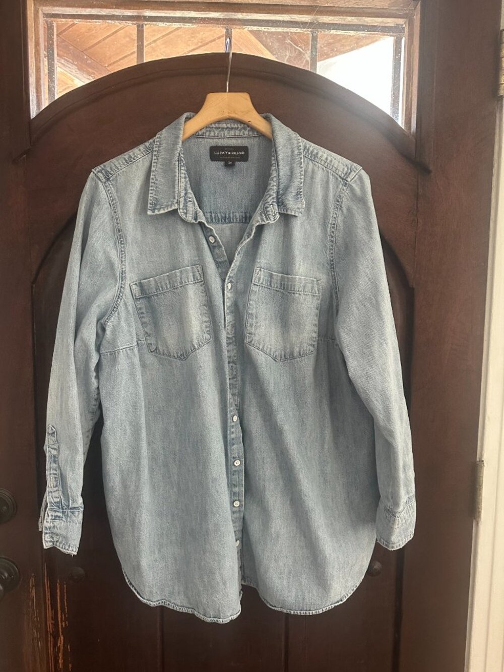 Lucky Brand Denim Shirt 2X